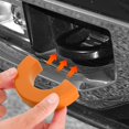 thumbnail image 3 of Funda de enganche de remolque BESTZHEYU, 2 unidades, naranja para Chevy Silverado 1500, 3 of 8