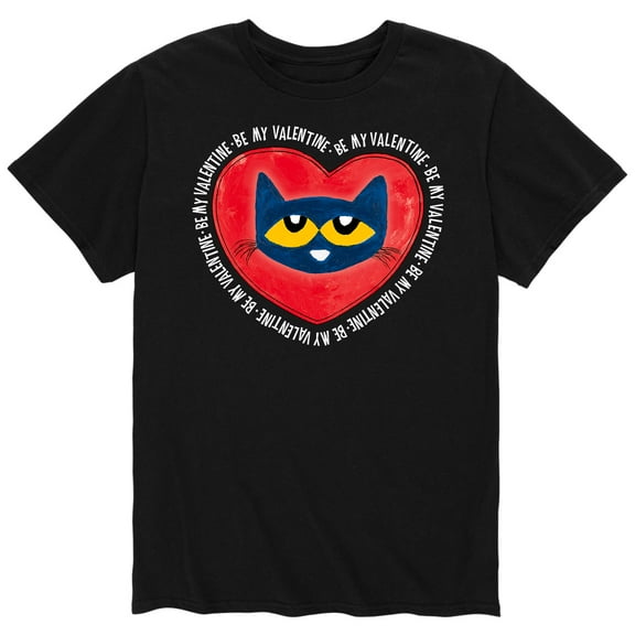 Pete The Cat - Be My Valentine - Men's Short Sleeve Graphic T-Shirt