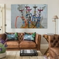 thumbnail image 3 of Hookah Pipes Smoking Relaxation Poster Decorative Painting Canvas Wall Art Living Room Posters Bedroom Painting,Unframe-style,16x24inch(40x60cm), 3 of 8