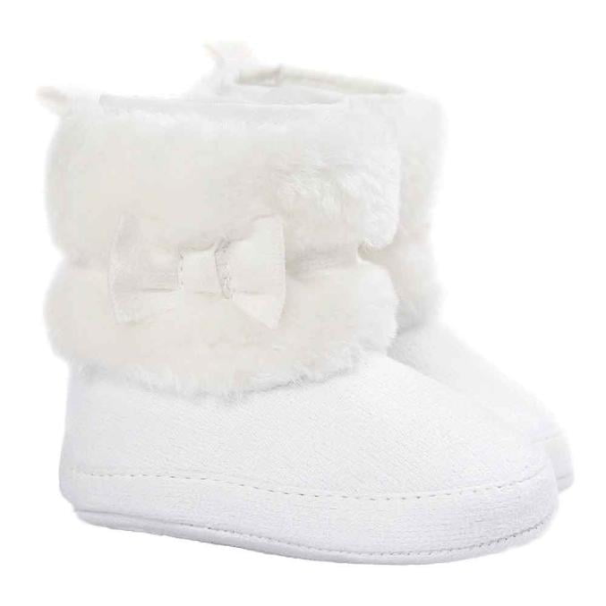baby white boots