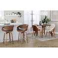 thumbnail image 4 of LumiSource Symphony 24" Fixed-Height Counter Stool - Set of 2, 4 of 10