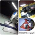 thumbnail image 2 of Máquina de coser de iluminación Industrial, luces Led, lámpara de trabajo Flexible multifuncional, luz de costura magnética para taladro, torno, enchufe europeo, 2 of 5