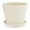 Beige, variant on 1 Pcs Home Garden Pots,4 Inch Small Flower Pot For Plants,Plastic Planters With Multiple Drainage Holes And Tray,Mini Plastic Planters,Plant Pots For All Home Garden Flowers Succulents,Black
