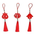 thumbnail image 3 of Moyic 5x adornos rojos de Año Nuevo decoraciones para el hogar Año del Dragón Festival de Primavera adornos del Festival de Primavera Kits de decoración para fiestas uno, 3 of 6