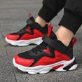 thumbnail image 2 of yboeqw Boys Medium Large Mesh Breathable Basketball Shoes Lightweight School Sports Sneakers Size 13.5, 2 of 9