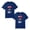 Blue, variant on 100% Cotton Double Sided Graphic T-Shirt for Men, Retro 3 Boxer Vintage Sports Fighter Print Short Sleeve Casual White Tee 2XL
