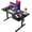 Black, variant on Agilestic Electric Standing Desk, Height Adjustable Desk, 48 x 28 Inch Sit Stand up for Work Office Home, L Shaped Ergonomic Rising Computer Table with Memory Preset, Rustic Brown