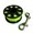 Green, variant on High-Visibility Diving Finger Spool Cord with Stainless Steel Bolts ​Snap Hook Diving Wreck ​Cave Dive Reels