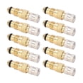 thumbnail image 1 of 10 Pcs Tractor Air Valves TR218A CH3 Brass Valve Stems Housings Replacement, 1 of 2