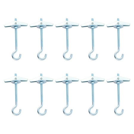 

HOMEMAXS 10pcs Carbon Steel Ceiling Wall Hook Professional Wall Fixing Ceiling Hook