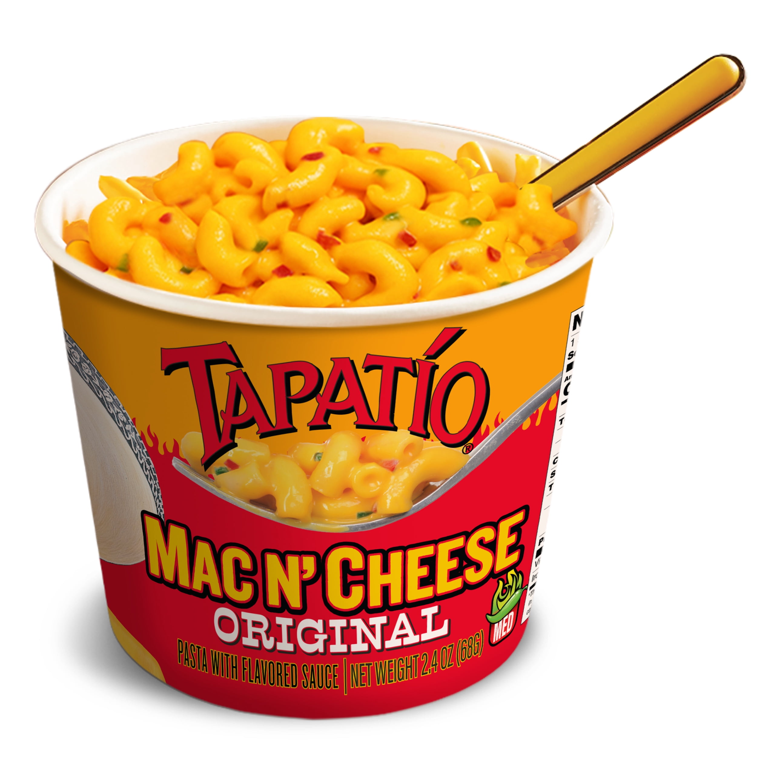 (8 pack) Tapatio Mac N Cheese Bowl Original, 2.4oz