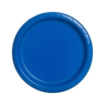 Royal Blue Paper Dessert Plates, 7 inch (Pack of 6)