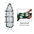 thumbnail image 4 of HELLHERO Daisy Pattern Ironing Board Cover 3 Fasteners Soft Fabric Non-Slip Washable, 4 of 5