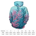 thumbnail image 4 of Coral Regular Fit Hoodie, Sporty Pullover Hooded Sweatshirt for Men Women L, 4 of 6