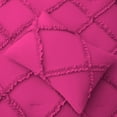 thumbnail image 6 of D.N.G. BEDDINGS 1 Piece Luxurious Diamond Ruffle Comforter Super Soft, All Season Pintuck 800 Thread Count, 100% Egyptian Cotton, Super King Size Hot Pink Color, 6 of 9