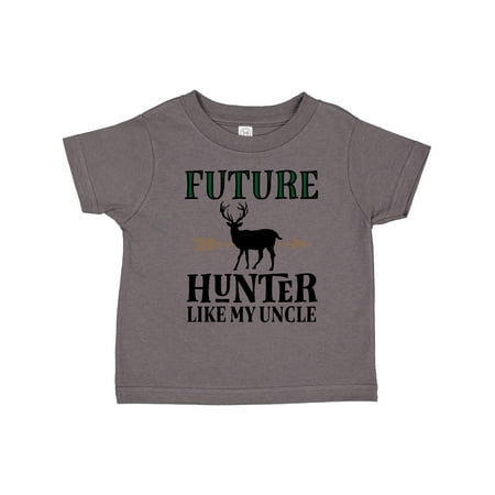 

Inktastic Bowhunting Future Hunter Like Uncle Gift Toddler Boy or Toddler Girl T-Shirt