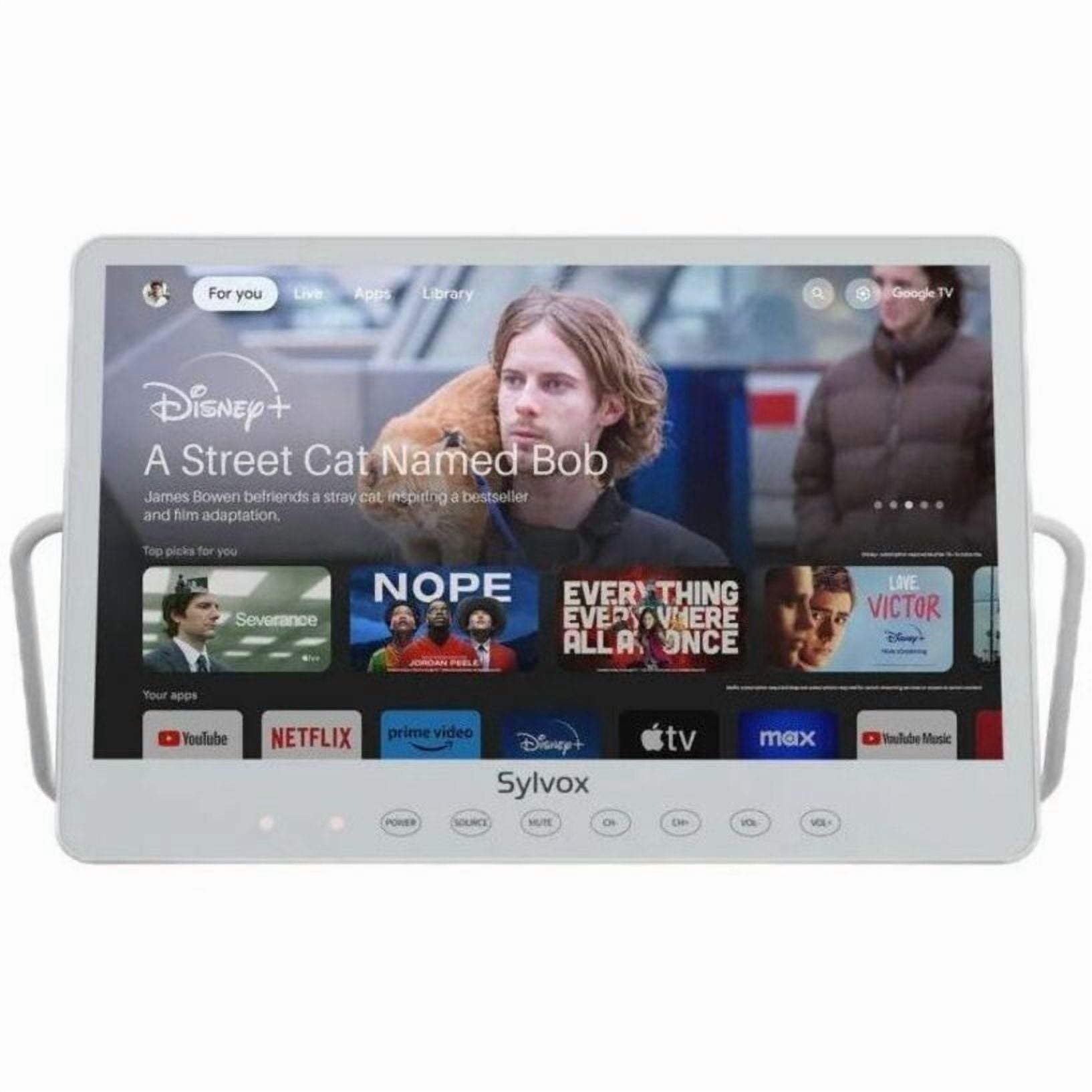 SYLVOX 15.6'' Portable Smart TV, IP66 Waterproof, 1080P Ultra