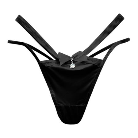 

Women Underwear Embroidered Hollow Out Butterfly Low Waist Underpants Open Cut Pearl Massage Thong Female Underpanty Panties Comfort Undergarments