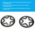 thumbnail image 1 of Cergrey 1 Pair Front Headlight Fog Five-Pointed Star Grille Retro Headlight DI, 1 of 8