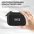 thumbnail image 4 of RHEA- Ccz Zc02 Earbuds Case With Carabiner, Eva Iem Case For In Ear Monitors, In Ear H, 4 of 6