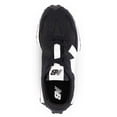 thumbnail image 6 of New Balance, Unisex Kids, 327 Little Kid, Black/White, 3 Wide Little Kid, 6 of 6