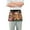 Christmas Candy Gingerbread Men, variant on Hot Air Balloons Floating in Sky Server Apron with 3 Pockets Waterproof Waitress Waist Short Apron for Man Woman 12 Inches
