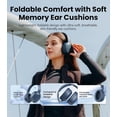 thumbnail image 4 of Restored Edifier W820NB Plus Gen 2 Wireless Over-Ear Noise Cancelling Headphone, -49 dB ANC, LDAC Hi-Res Audio, 88H Playtime, Spatial Sound, Volume Guard, Bluetooth V6.1 & Multipoint (Refurbished), 4 of 8
