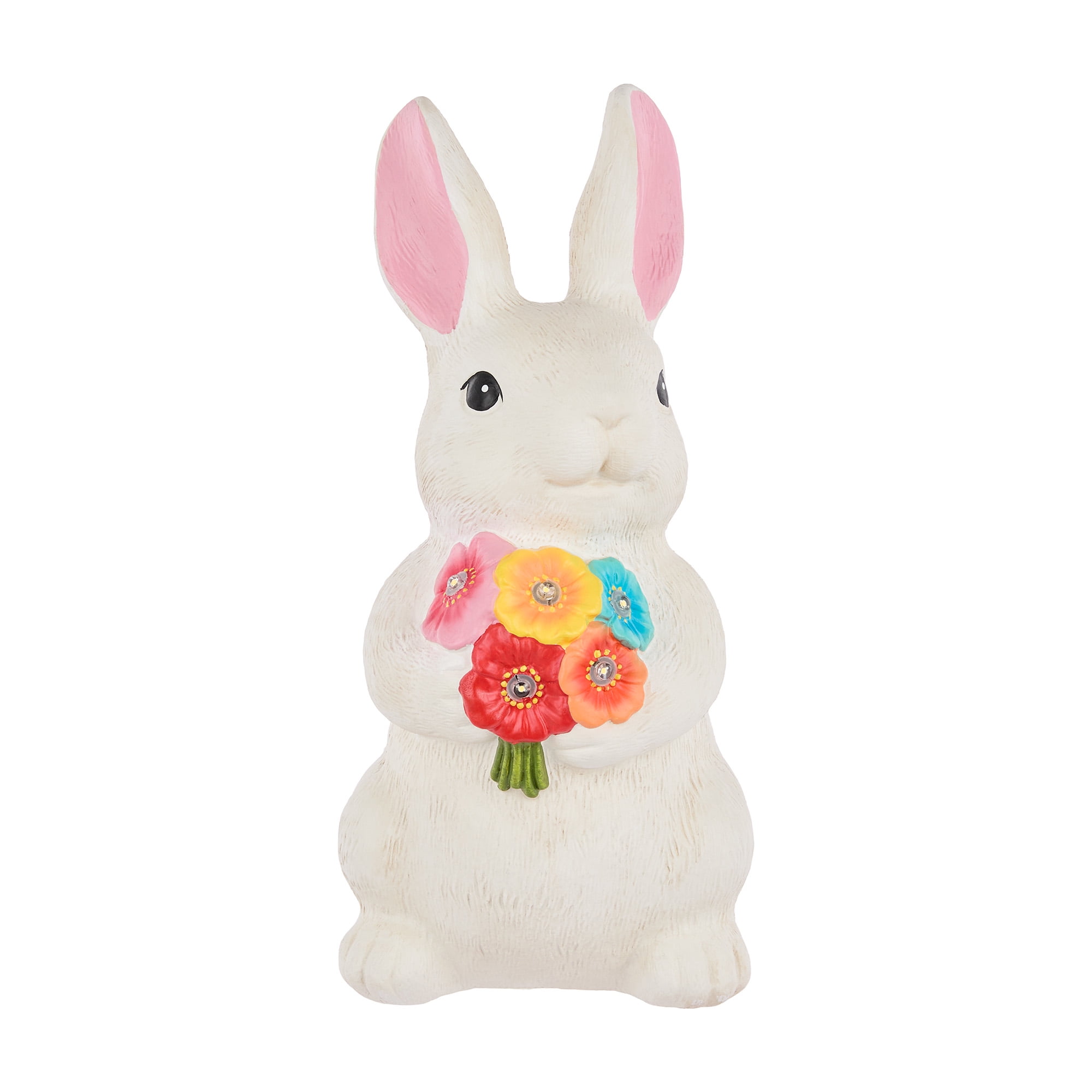 Mainstays Solar Bunny Garden Statue