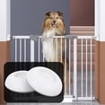 thumbnail image 2 of Miangastore 4 Pcs Barrière de Sécurité pour Animaux Intérieur Garde-Corps en Plastique Blanc Rond, 2 of 8