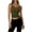 Summer Tops Army Green, variant on Womens Cropped Tank Tops, Henley Shirts for Women Summer Slimming Fit Button Up Sleeveless Shirt Tanks