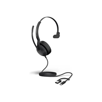 Jabra Evolve 80 MS stereo - Headset - full size - wired - active