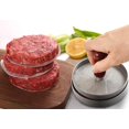 thumbnail image 2 of Juego de prensa para hamburguesas y papel para hamburguesas, prensa para hamburguesas, prensa para parrilla, máquina para hacer hamburguesas con 100 hojas de papel encerado para hamburguesas, 2 of 5