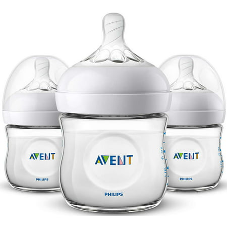 Philips Avent 4oz Natural Baby Bottles 3-Pack -