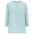 thumbnail image 4 of Fashion Fall Saving Fall Shirts Womens Tops Womens T Shirts 3/4 Sleeve Loose Fit Womens Blouses My Orders, 4 of 9