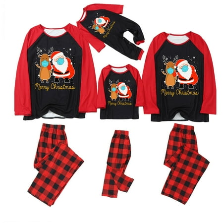 

Ydkzymd Matching Family Pajamas Sets Holiday Christmas Pajamas Reindeer Printed Xmas Jammies Sleepwear