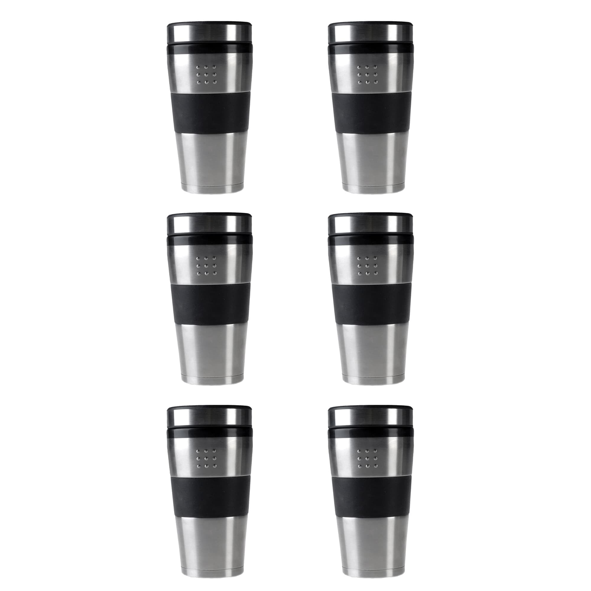 Berghoff International Orion Stainless Steel Travel Mug Set Of 6 Walmart Com Walmart Com