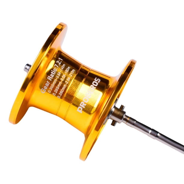 Carrete Baitcasting para Bricolaje Rodamiento Poco Profundo Pesca 18 + 1BB (universal)