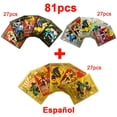 thumbnail image 4 of Spanish High Attack 135-27pcs Gold Colorful Card Set Black Vmax Vstar Sliver GX Pikachu Carta Charizard Collection Cards, 4 of 4