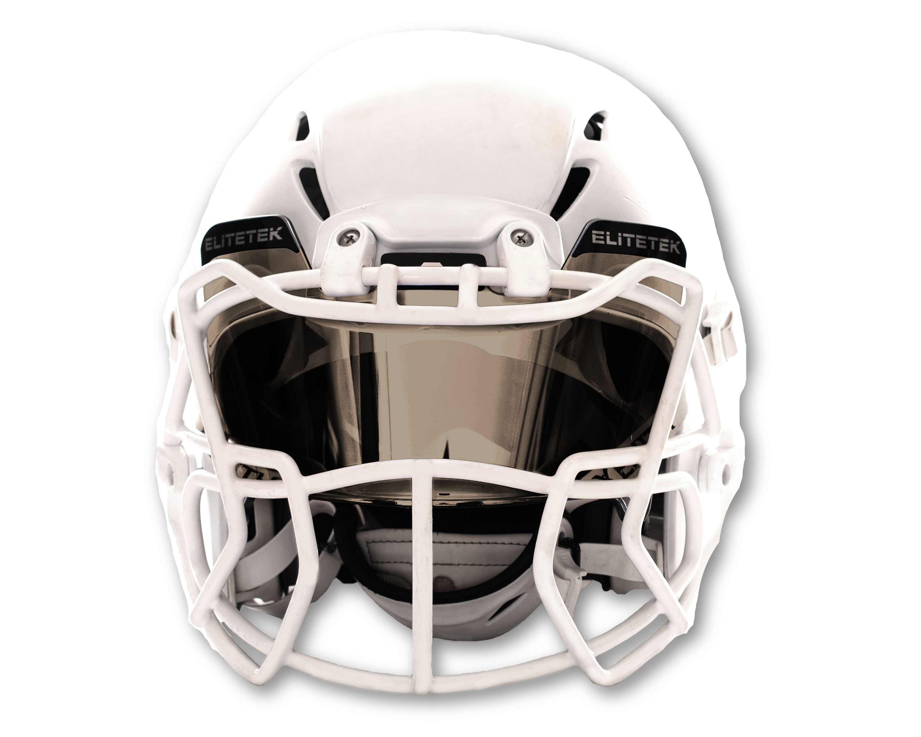 Football Helmet Visor Green Mirror New ! With Clips !! Eye Shield 