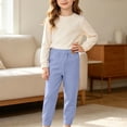 thumbnail image 2 of Maean Little Girls Thermal Leggings Toddler Kids Fall Winter Warm Comfy Bottoms Soft Stretchy Legging, 2 of 7