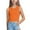 Orange, variant on Posijego Girls Athletic Tank Tops Sleeveless Crop Tops Ribbed Basic Undershirts Yoga Workout Running Tank Tees