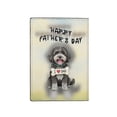 thumbnail image 2 of Cute Portuguese Water Dog Loves Dad Happy Father's Day Travel Passport Wallet PWD Portie Fishing Dog Lover PU Leather Passport Holder Cover - 12008, 2 of 5