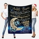thumbnail image 2 of LHSHID Personalized Custom Name Message Blanket to My Amazing Daughter from Dad or Mom Never Forget How Much I Love You Elegant Super Soft Warm Sofa Couch Lap Throw Blanket, 2 of 6