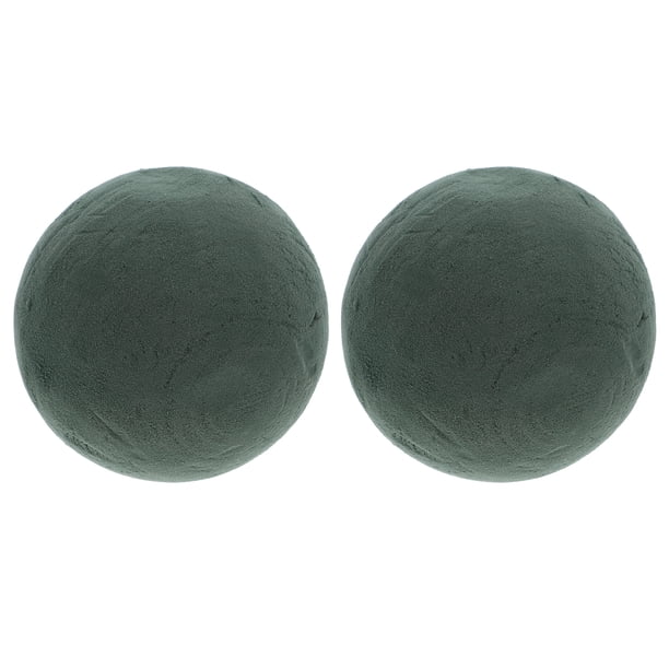 2 bloques esféricos de espuma floral, redondos, para uso húmedo o seco, ideales para arreglos florales DIY, ramos, bodas, floristerías y decoración de fiestas (12 cm).