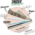 thumbnail image 5 of Dogo Vegan Leather Sneakers for Women - Handmade and Unique Fashion Sneakers for Women, The Wise Owl Design, Size 7, 5 of 5