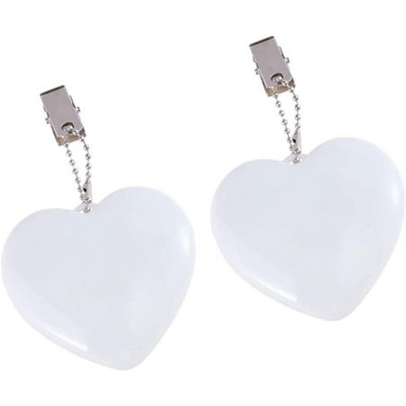 

ZAGHNRENJ 2Pcs Purse Light Handbag Light Sensor Heart Shape Bag Hanging Night Light for Women Ladies Girls Battery ABD-723