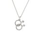 thumbnail image 1 of Cadena de material acero inoxidable con colgante , símbolo de giratorio de cristal Hugo collar de símbolo masculino, 1 of 10