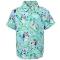 thumbnail image 1 of Vestido hawaiano con botones para niños pequeños Shirt Bluey de 6 años, 1 of 5