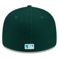 thumbnail image 4 of Men's New Era Green Athletics 2024 Father's Day Low Profile 59FIFTY Fitted Hat, 4 of 5
