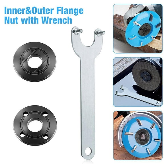 SSKFHGI 3pcs Angle Grinder Pressure Plate Angle Grinder Wrench Universal Polishing Handle Angle Grinder Universal Accessories